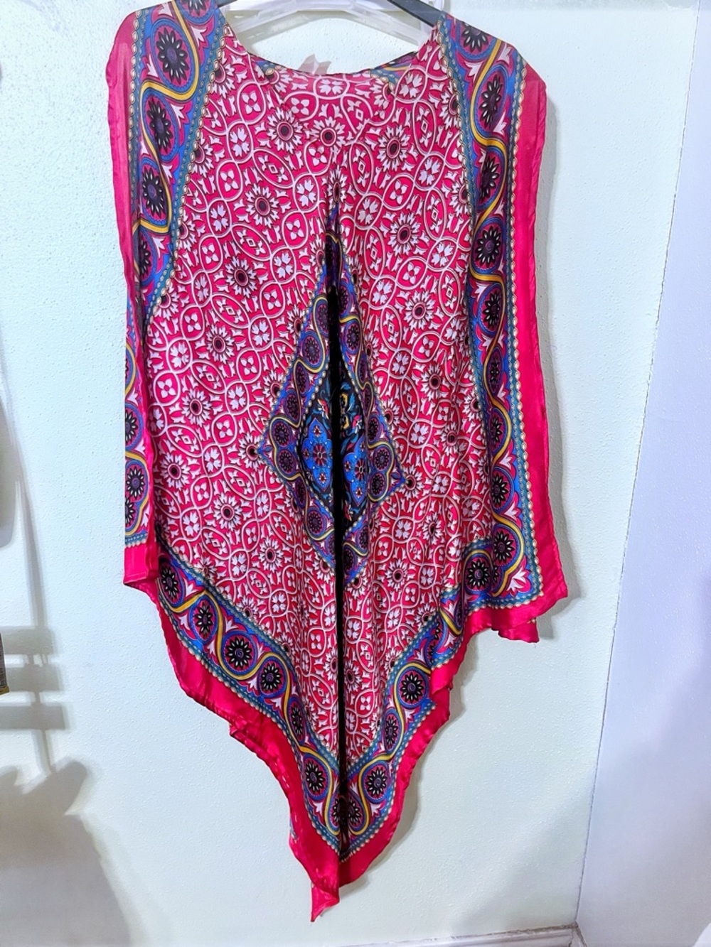 Bohemian-style scarf kaftan
